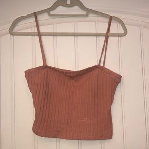 Ribbed crop top